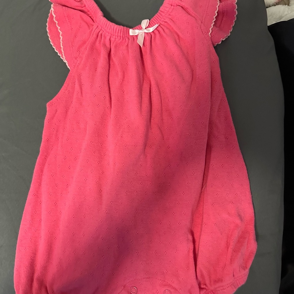 Baby Essentials Vibrant Pink Infant Outfit